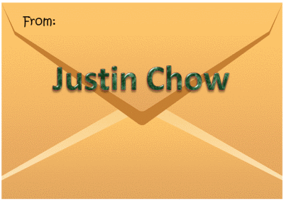 justin letter
