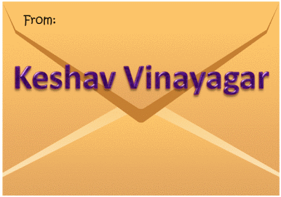 keshav letter